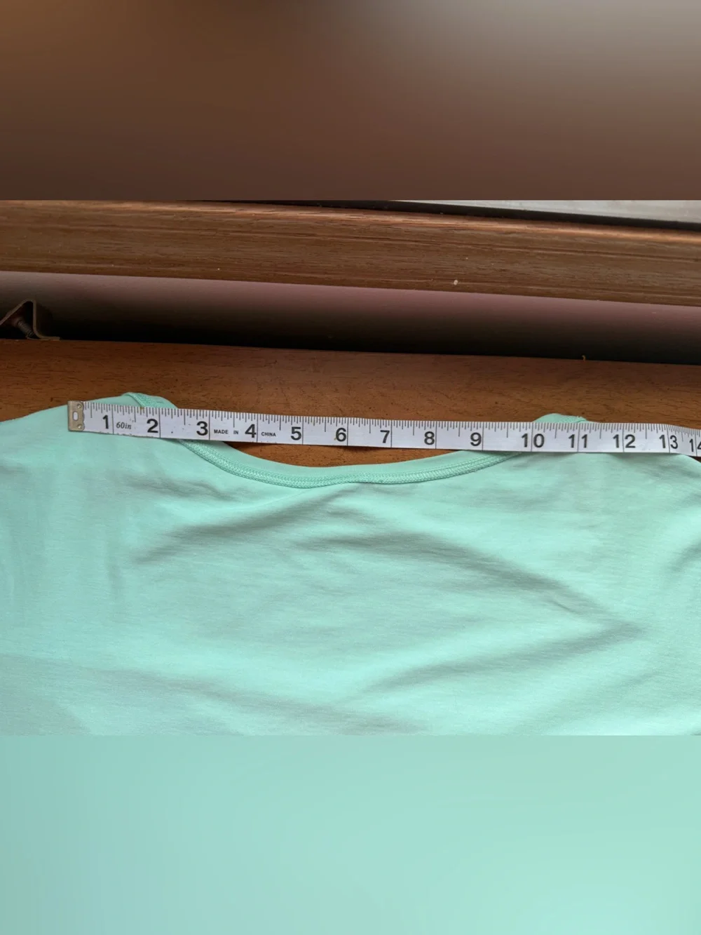 lululemon Long Sleeve Athletic Top Mint Green High Low Hem Lightweight Est Sz 10